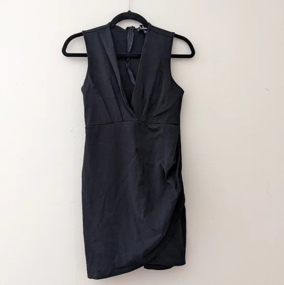 lulus cocktail hour black wrap dress Black Ruffled Wrap High-Low Maxi Dress | Womens | X-Small (Available in 3X, 2X, 1X, M, L) | 100% Polyester | Lulus | Homecoming